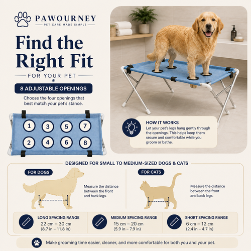 Adjustable Pet Grooming Hammock